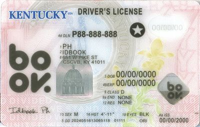 Kentucky - Premium Scannable ID