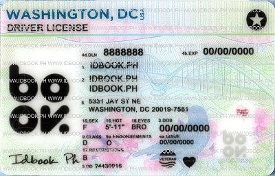 Medium Size America District Of Columbia-DC(NEW) - High Quality Scannable ID