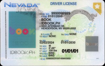 Medium Size America Nevada - High Quality Scannable ID