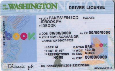 Medium Size America Washington - High Quality Scannable ID
