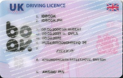 Medium Size United Kingdom United Kingdom (UK) - High Quality Scannable ID